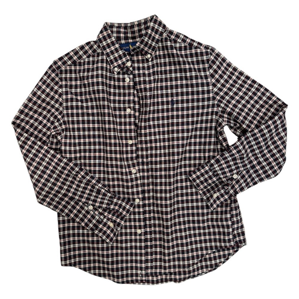 Ralph Lauren Plaid Holiday Button Down Boy’s Shirt